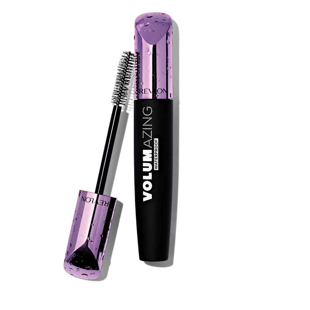 slide 2 of 6, Revlon Volumazing Waterproof Mascara, Blackest Black, 0.3 fl oz, 0.3 fl oz