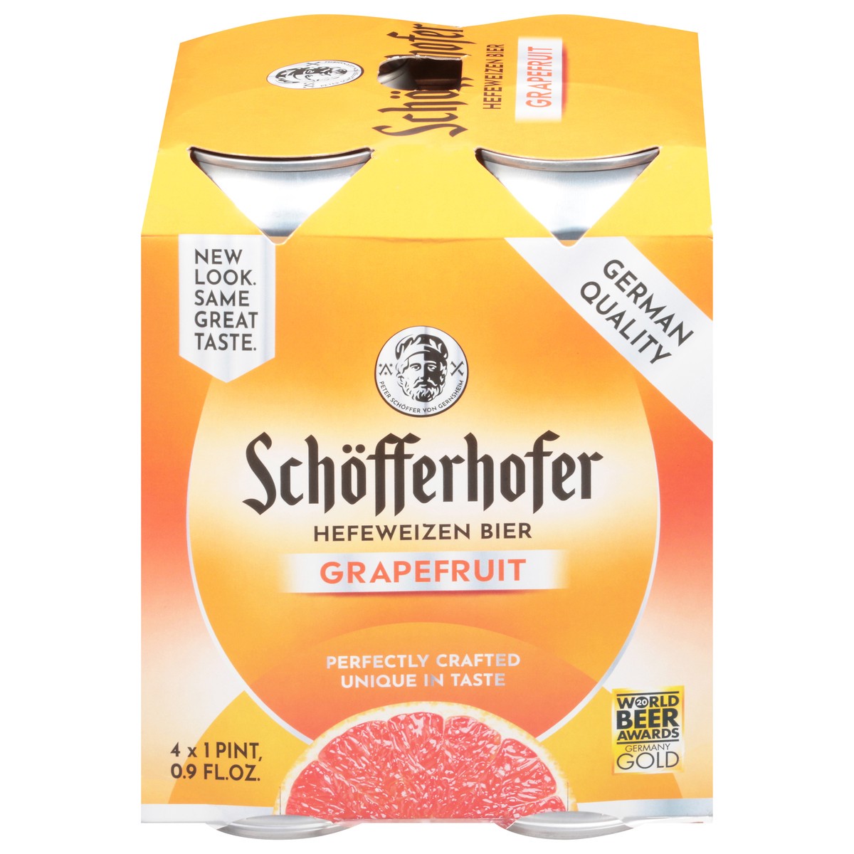 slide 1 of 9, Schöfferhofer Grapefruit Cans, 4 ct; 12 fl oz