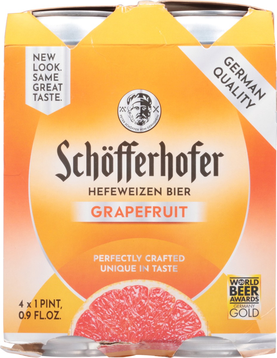 slide 4 of 9, Schöfferhofer Grapefruit Cans, 4 ct; 12 fl oz