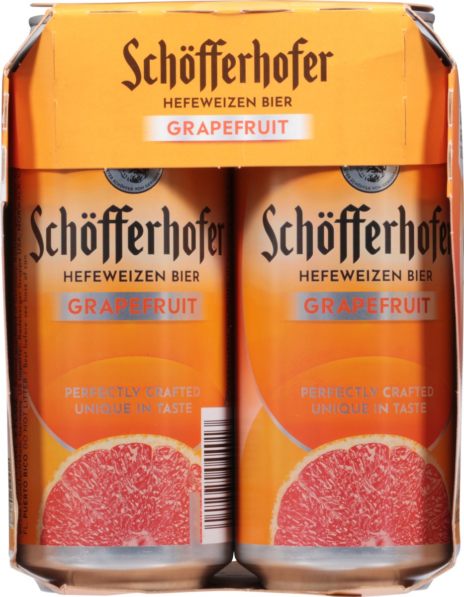 slide 8 of 9, Schöfferhofer Grapefruit Cans, 4 ct; 12 fl oz