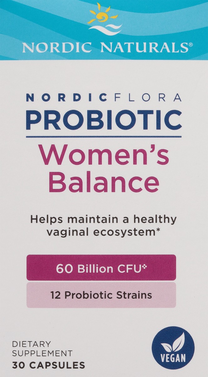 slide 6 of 9, Nordic Naturals Nordic Flora Women's Balance Probiotic 30 Capsules, 30 ct