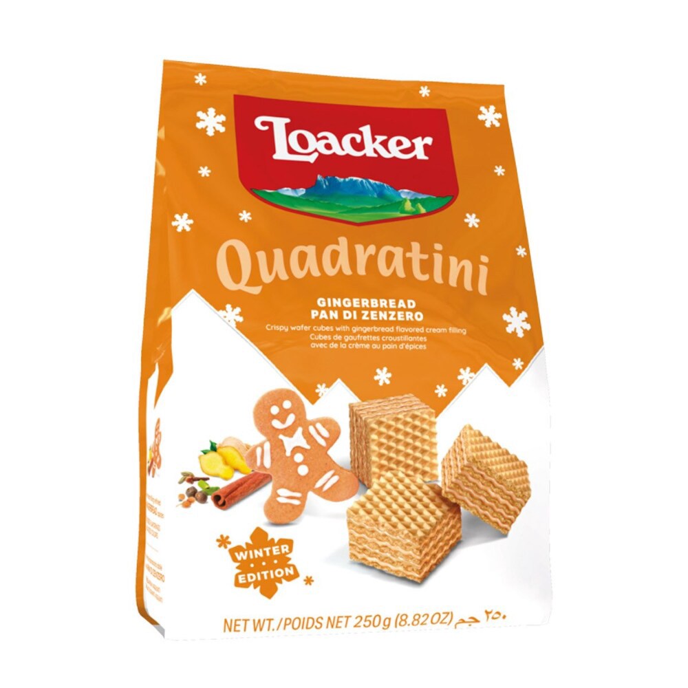 slide 1 of 1, Quadratini Holiday Gingerbread Wafer - 8.82 Oz, 8.82 oz