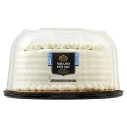 Private Selection® Four Layer White Cake With Vanilla Bean Icing