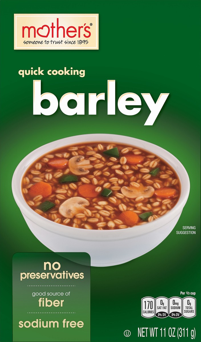 slide 4 of 6, Mother's Quick Cooking Barley 11 oz, 11 oz