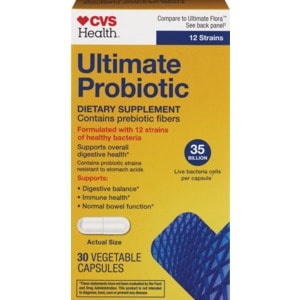 slide 1 of 1, CVS Health Ultimate Probiotic Vegetable Capsules, 30 ct