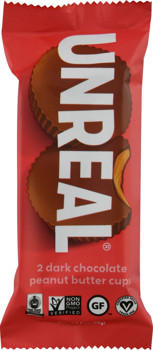 slide 7 of 13, Unreal Dark Chocolate Peanut Butter Cups 2 ea, 2 ct