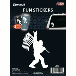 Enjoy It Patriotic Bigfoot Stickers