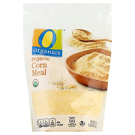 slide 1 of 1, O Organics Organic Corn Meal, 24 oz