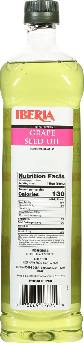 slide 12 of 13, Iberia Grape Seed Oil, 34 oz