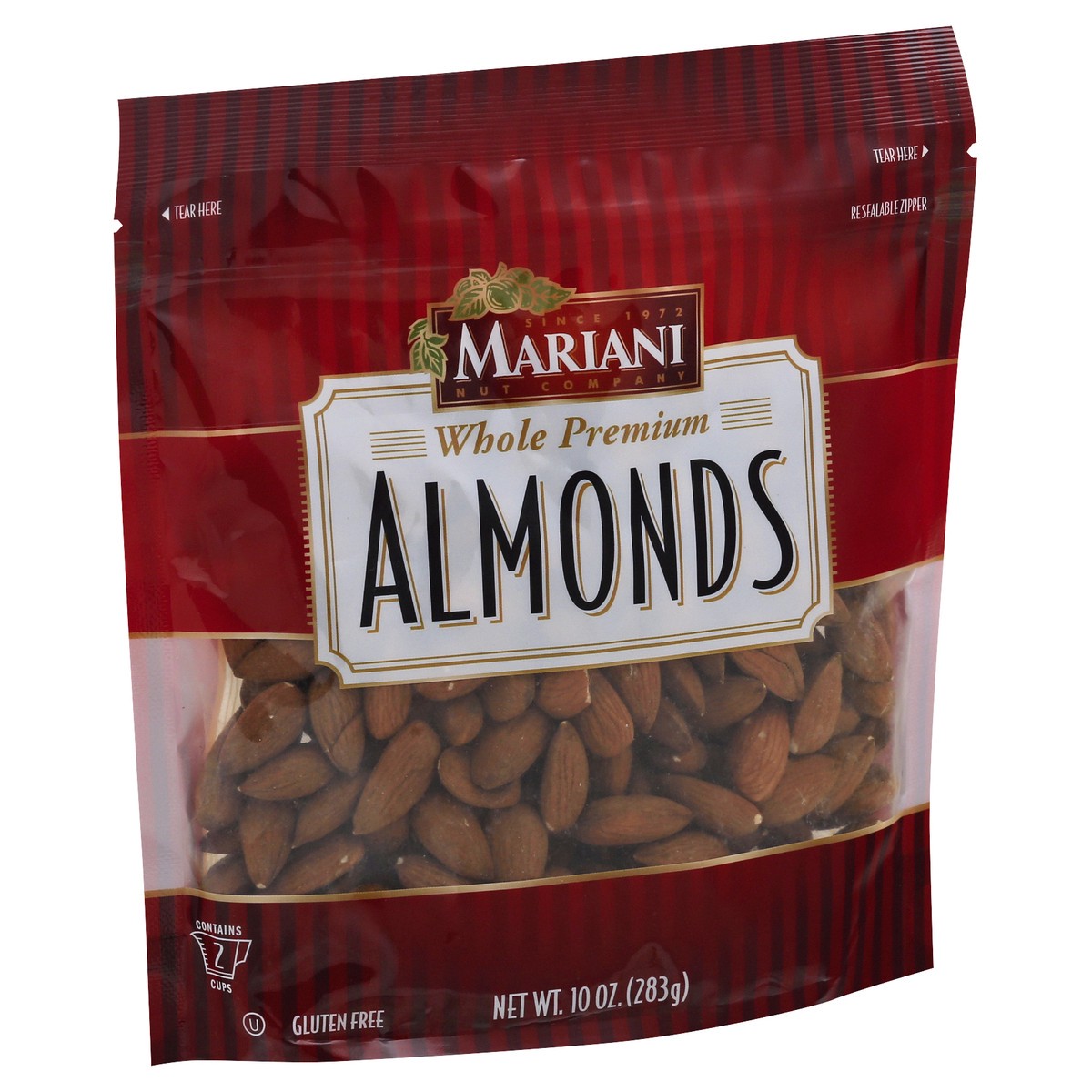 slide 3 of 10, Mariani Whole Premium Almonds 10 oz, 10 oz