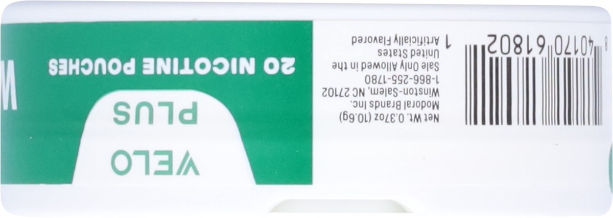 slide 6 of 12, Velo Plus 6 mg Wintergreen Nicotine Pouches 20 ea, 20 ct