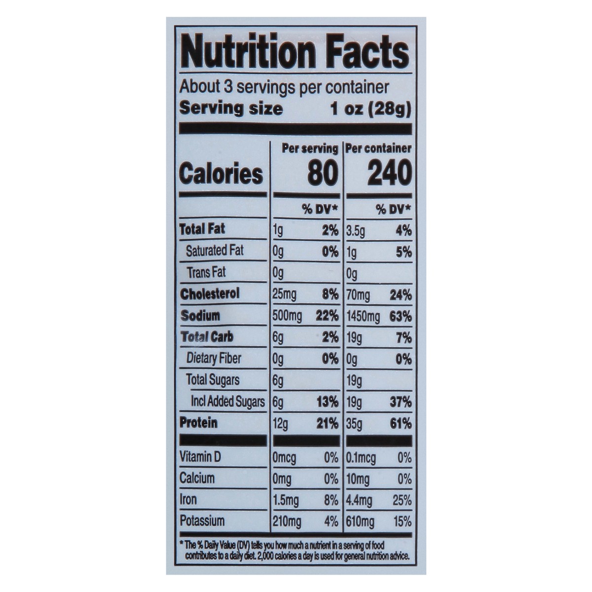 slide 4 of 13, Crav'n Flavor Teriyaki Beef Jerky 2.85 oz, 2.85 oz