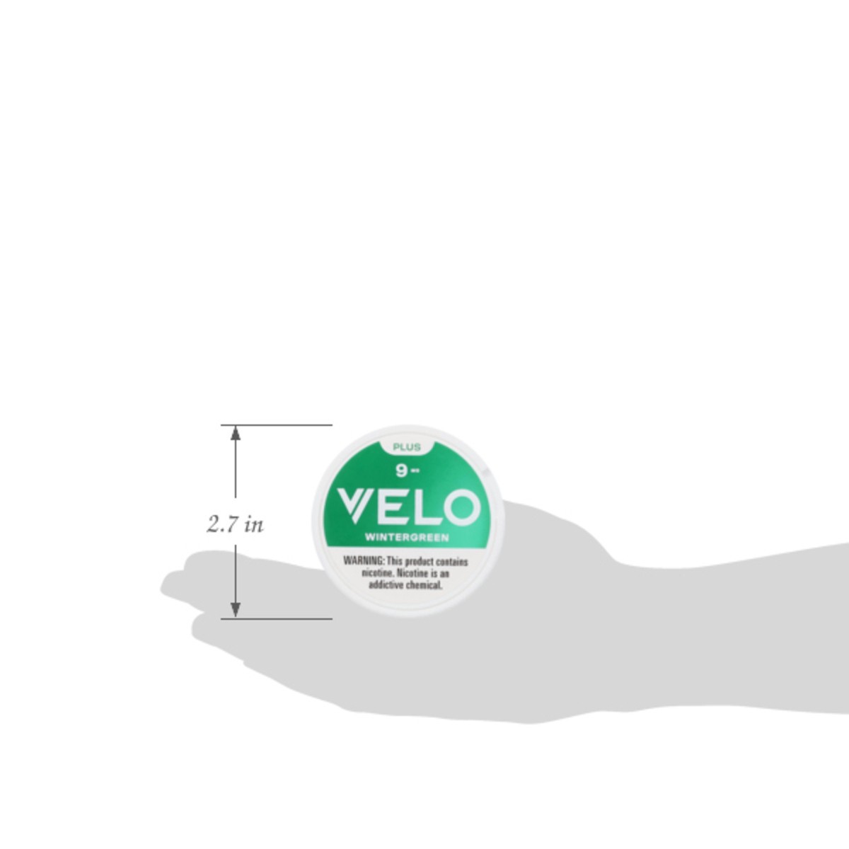 slide 10 of 12, Velo Plus 9 mg Wintergreen Nicotine Pouches 20 ea, 20 ct