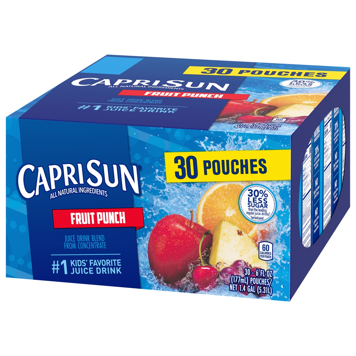 Capri Sun Fruit Punch Juice Drink Blend Pouches 30 Ct 6 Fl Oz Shipt 5787