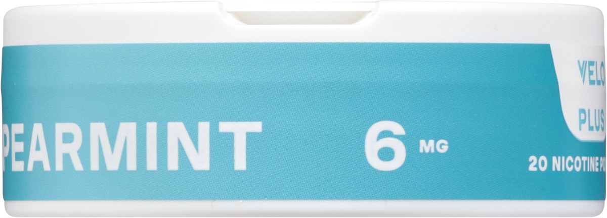 slide 2 of 13, Velo Plus 6 mg Spearmint Nicotine Pouches 20 ea, 20 ct