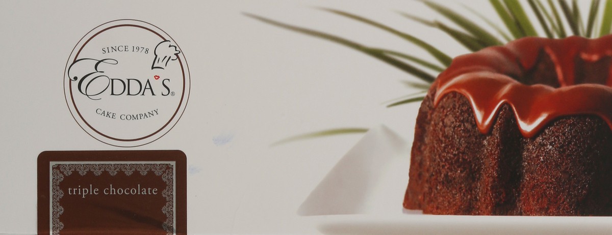 slide 3 of 14, Edda's Cake Company Cake Company Triple Chocolate Bundt Cake - Box, 30 oz