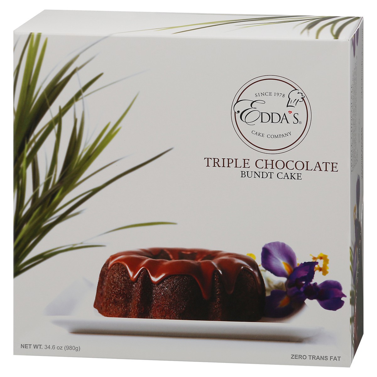 slide 11 of 14, Edda's Cake Company Cake Company Triple Chocolate Bundt Cake - Box, 30 oz