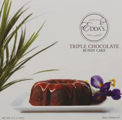 Edda's Triple Chocolate Bundt Cake 34.6 oz