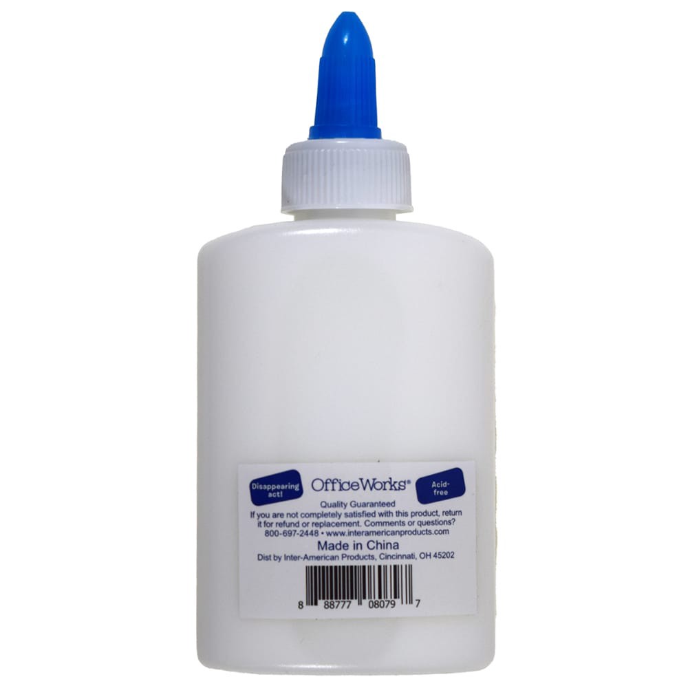 slide 2 of 2, Office Works School Glue, 4 fl oz