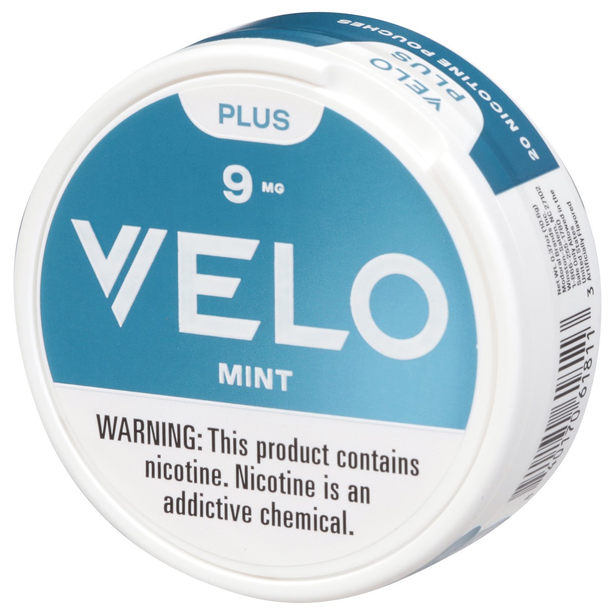 slide 8 of 12, Velo Plus 9 mg Mint Nicotine Pouches 20 ea, 20 ct