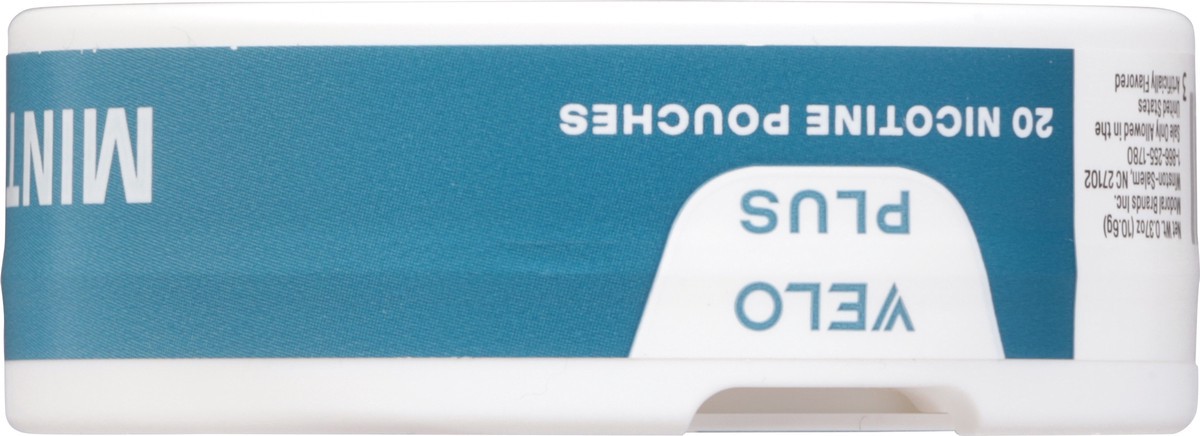 slide 11 of 12, Velo Plus 9 mg Mint Nicotine Pouches 20 ea, 20 ct