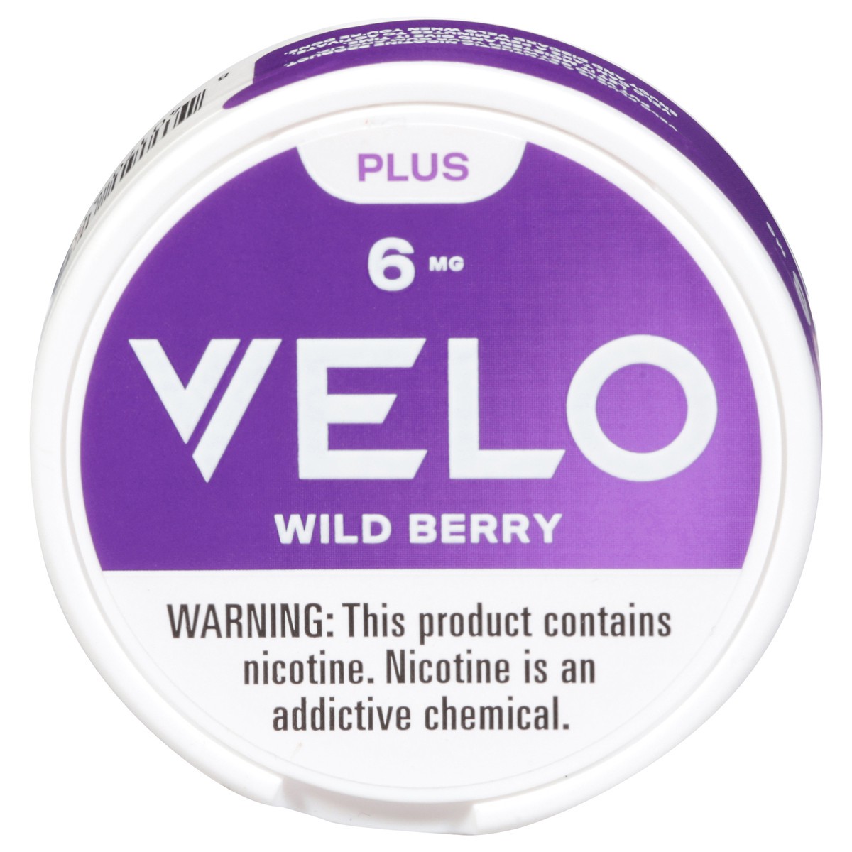 slide 2 of 12, Velo Plus 6 mg Wild Berry Nicotine Pouches 20 ea, 20 ct