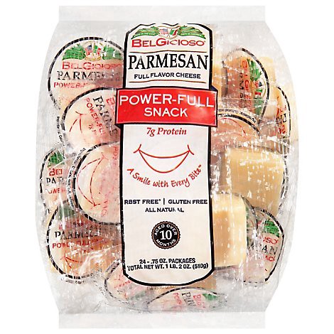 slide 1 of 1, Belgioioso Parmesan Cheese  Snack Pack - 18 Oz, 18 oz