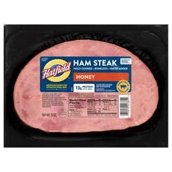 Hatfield Boneless Honey Ham Steak 8 oz