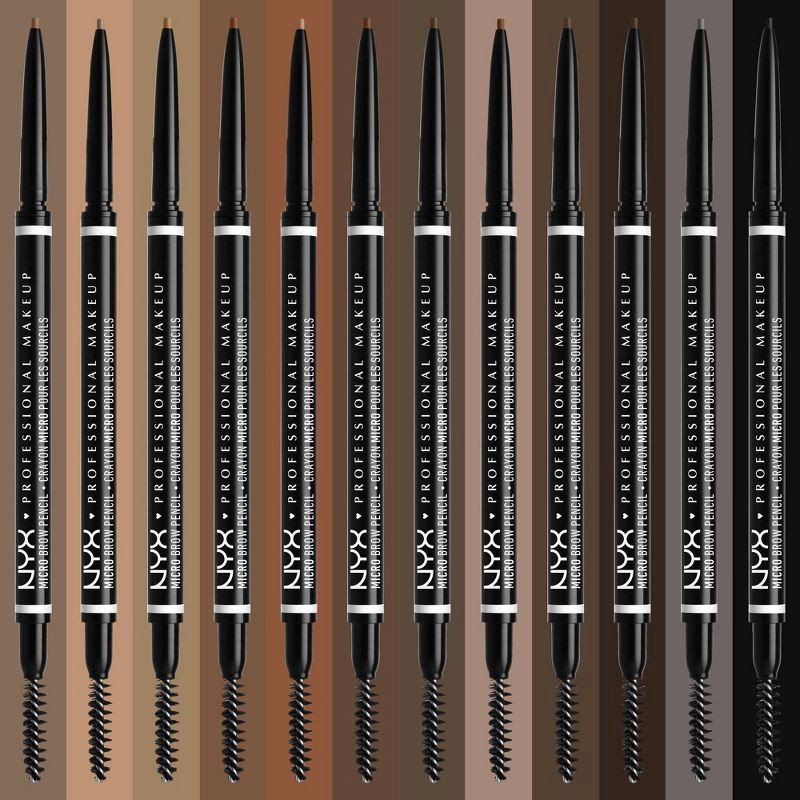 slide 2 of 8, NYX Professional Makeup Vegan Micro Eyebrow Pencil - 03.5 Rich Auburn - 0.003oz, 0.003 oz