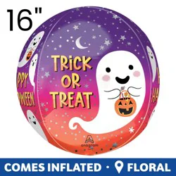 Trick or Treat Orbz Helium Filled Balloon