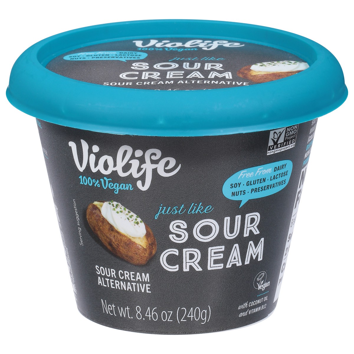 slide 1 of 9, Violife Sour Cream Alternative 8.46 Oz, 8.46 oz