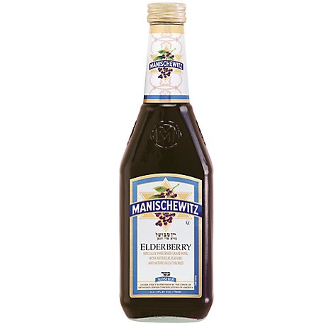 slide 1 of 1, Manischewitz Wine Red Kosher Elderberry, 750 ml