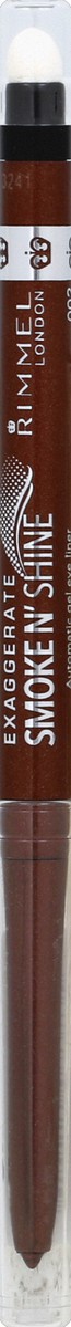 slide 2 of 2, COTY RIMMEL LONDON Rimmel Exaggerate Smoke n' Shine Eye Definer in 002 Copper Bling, 0.01 oz