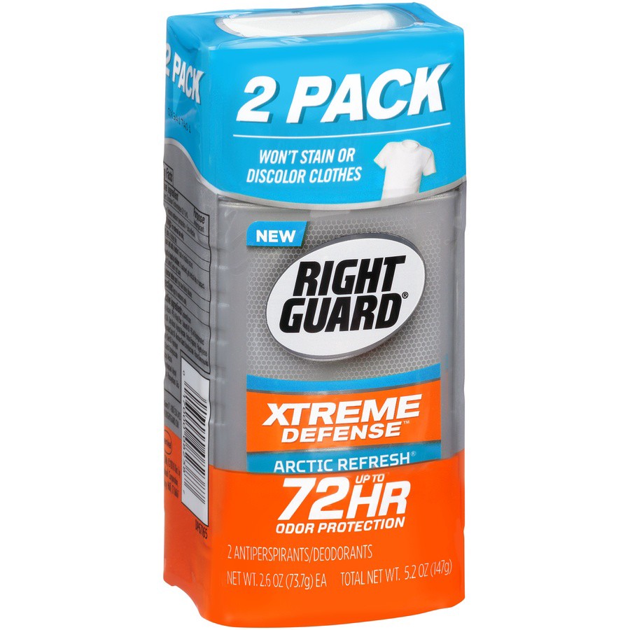 slide 3 of 6, Right Guard Xtreme Arctic Refresh Antiperspirant Invisible Solid, 2 ct; 2.6 oz