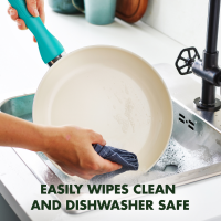 slide 16 of 22, GreenPan Turquoise Rio Collection Healthy Ceramic Nonstick Cookware Set 16 Pieces 1 ea, 1 ct