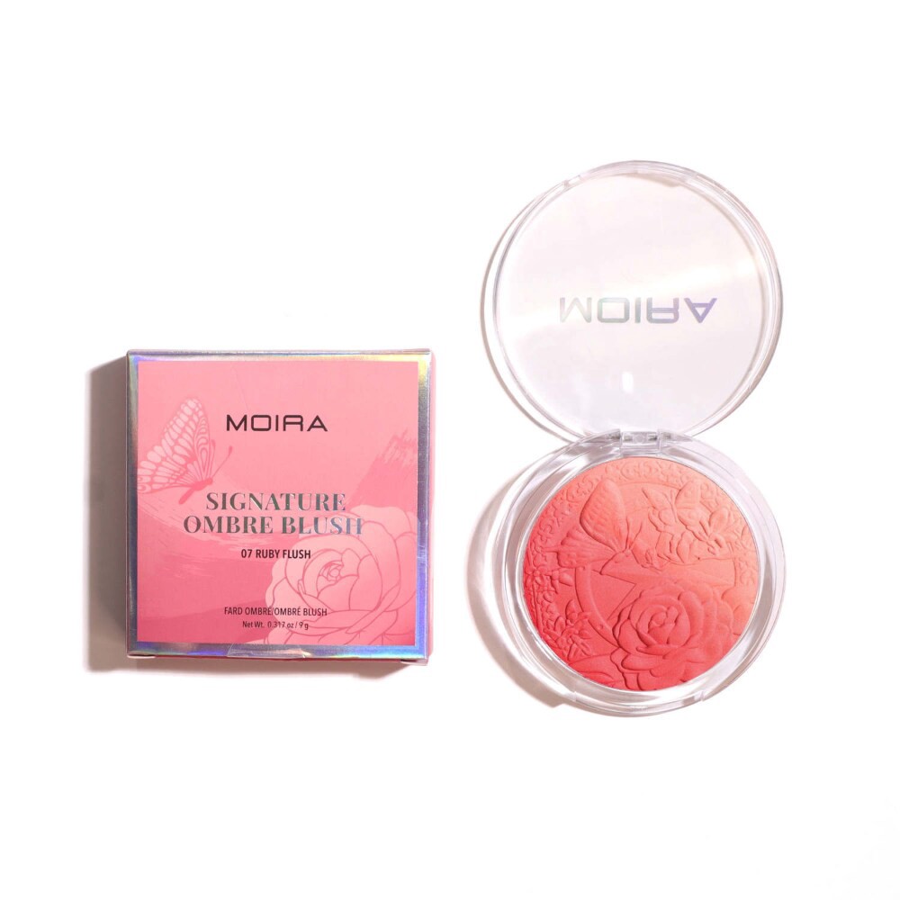 slide 1 of 1, Moira Signature 007 Ruby Flush Ombre Blush, 0.32 oz