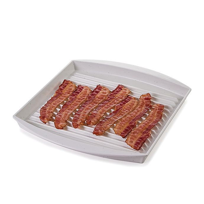 slide 3 of 7, PROGRESSIVE Microwave Bacon Grill With Cover, 1 ct