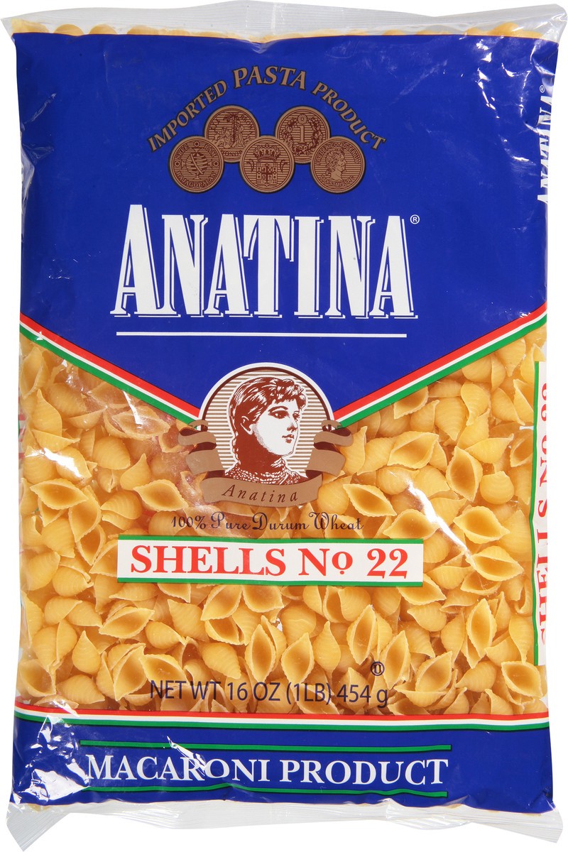 slide 9 of 11, Anatina No. 22 Shells 16 oz, 16 oz