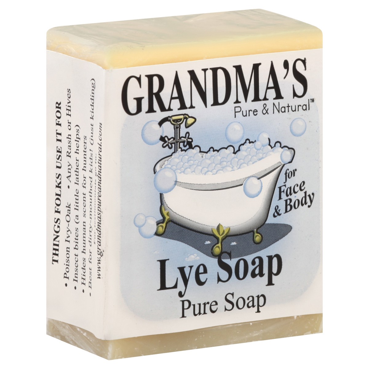 slide 4 of 5, Grandmas Pure & Natural Lye Soap 6 oz, 6 oz