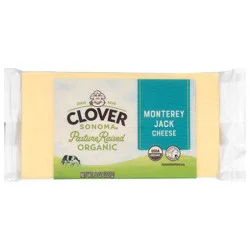 Clover Sonoma Organic Monterey Jack Cheese 8 oz