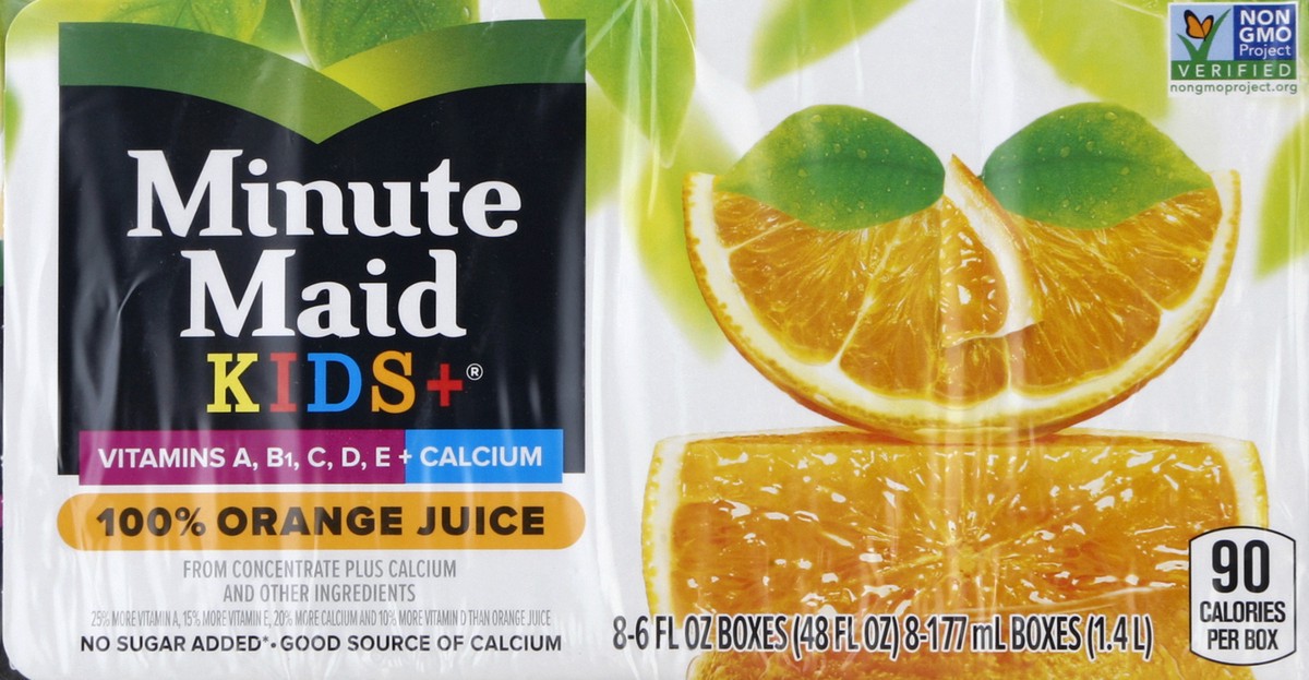 slide 1 of 8, Minute Maid 100% Juice - 8 ct, 8 ct