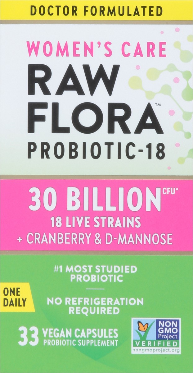 slide 2 of 15, Nature's Truth Raw Flora 30 Billion Women’s Probiotic, 33 ct