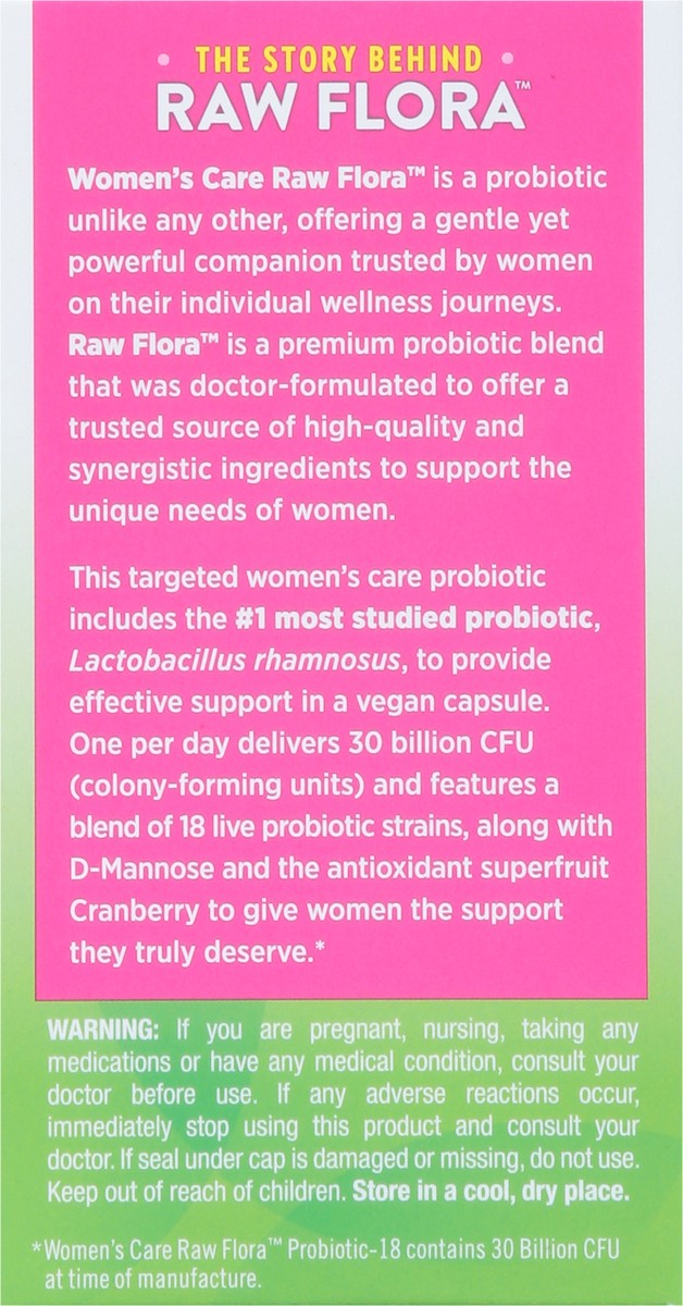 slide 9 of 15, Nature's Truth Raw Flora 30 Billion Women’s Probiotic, 33 ct