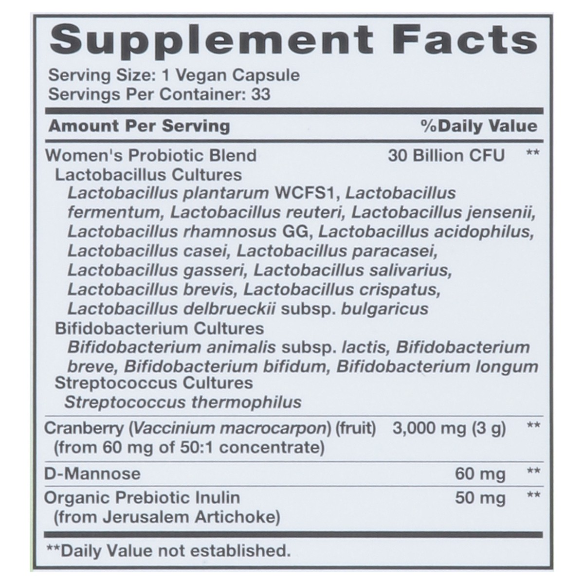 slide 14 of 15, Nature's Truth Raw Flora 30 Billion Women’s Probiotic, 33 ct