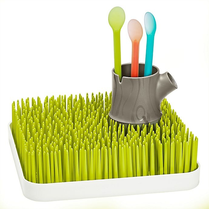 slide 2 of 4, Boon Stump Grass Drying Rack Accessory - Gray, 1 ct