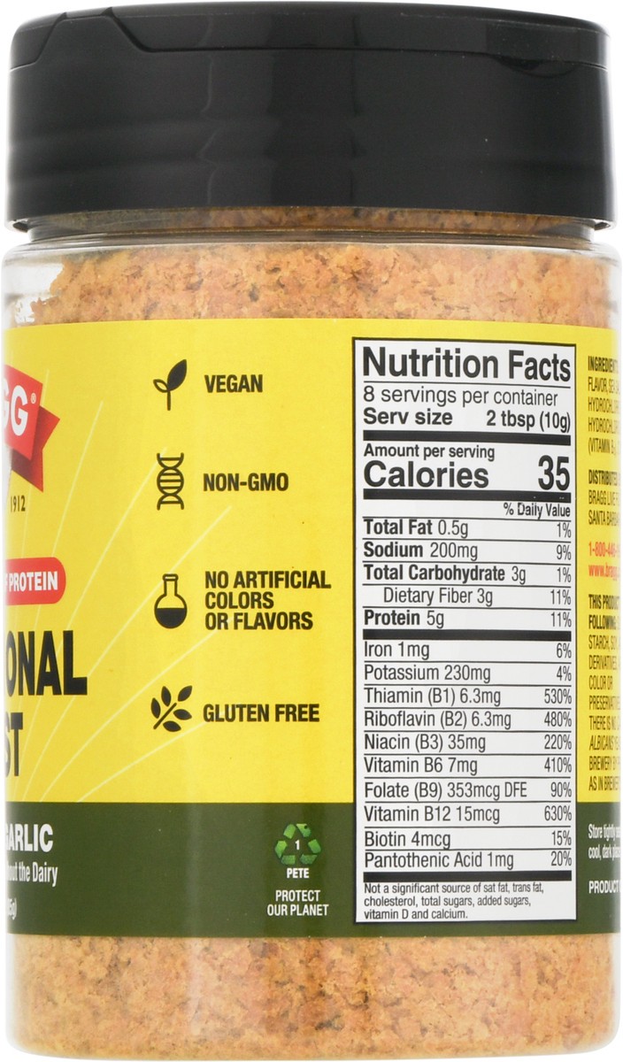 slide 9 of 9, Bragg Roasted Garlic Nutritional Yeast 3.0 oz, 3 oz