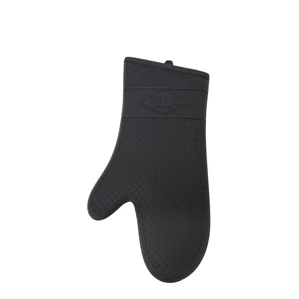 slide 1 of 1, Ritz Oven Mitt Silicone - Black, 1 ct