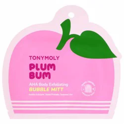 Tonymoly Plum Bum Bubble Mitt, 1 ct