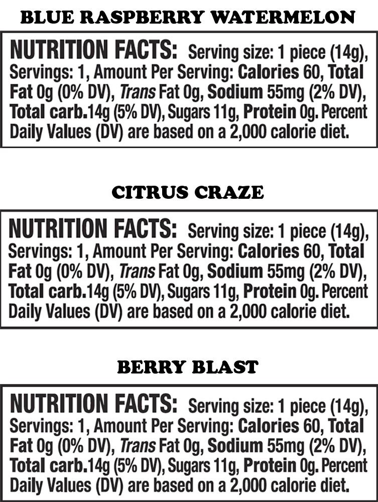 slide 2 of 2, Ring Pop Twisted Blue Raspberry Watermelon, 0.5 oz