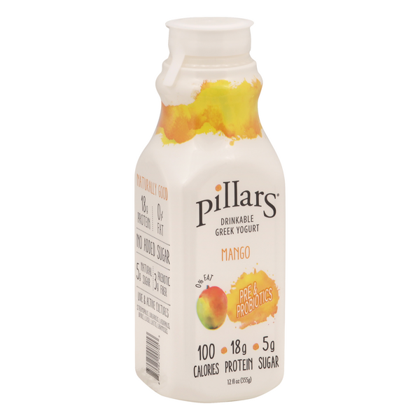 Pillars Drinkable Greek Yogurt Where To Buy Pillars Drinkable Greek Yogurt Mango 12 oz | Shipt